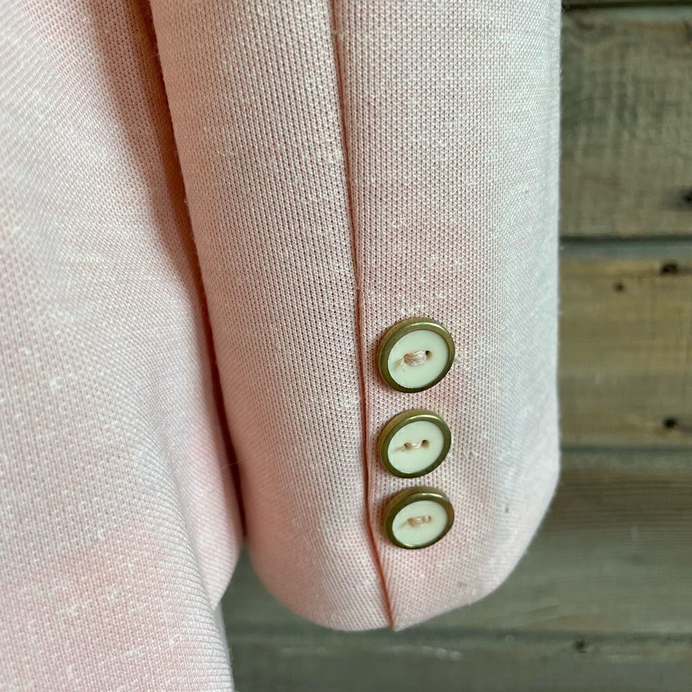 Vintage 60s/70s Julie Miller Dress Jacket and Sleeveless Dress Size 12/13 - Picture 9 of 16